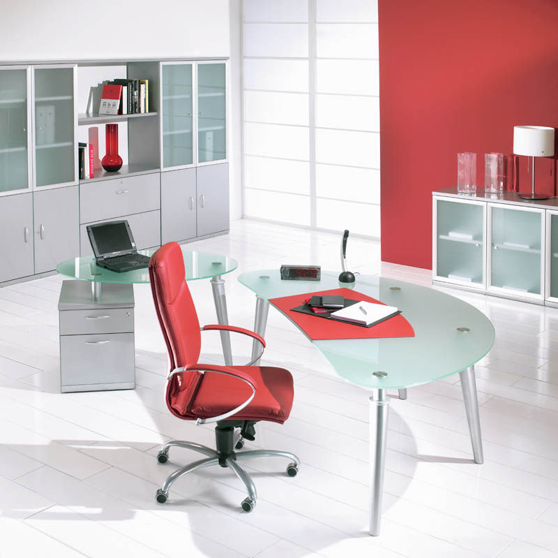 Bureau Direction en verre
