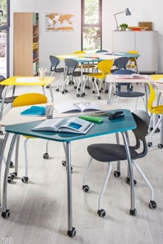 Mobilier scolaire mobile
