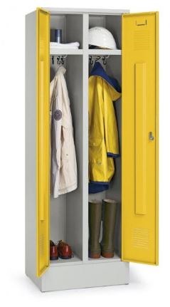 Armoire vestiaire 2 portes battantes