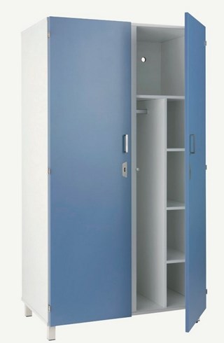 Garde-robes pour 2 personnes bicolore