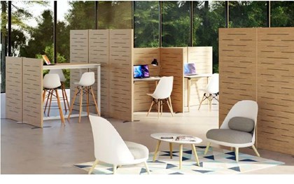 Cloisons acoustiques en bois