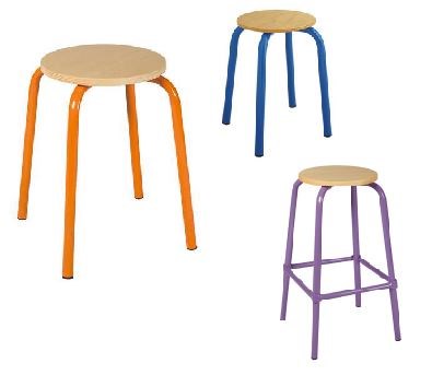 Tabourets pour écoles différentes tailles