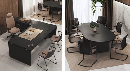 Bureau Manager avec table de réunion