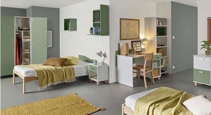Meuble en bois pour internats