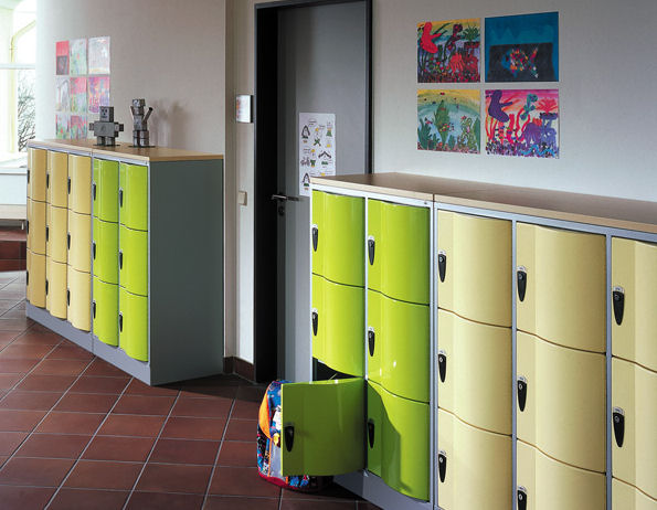 Armoire à casiers école