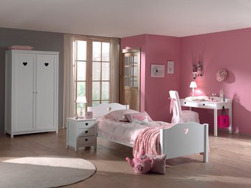 Chambre d'enfants blanc laqué