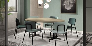 Ensemble Table ovale et chaises PER