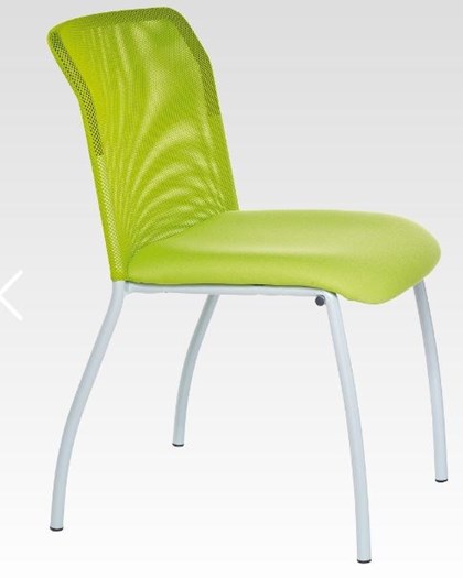 Chaise visiteurs dossier résille