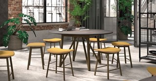 Ensemble Table ronde et tabourets PER