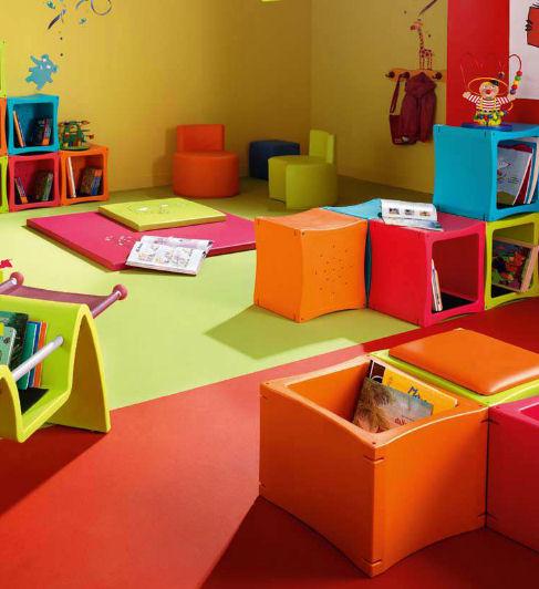 Coin lecture polypro colorés