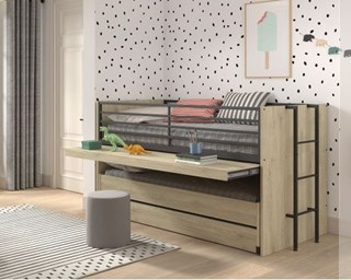 Lit en hauteur avec bureau VISAM
