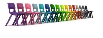 Chaise polypro très résistante en 16 coloris