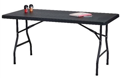 Table pliante noire