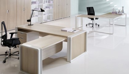 Bureau Direction acacia clair