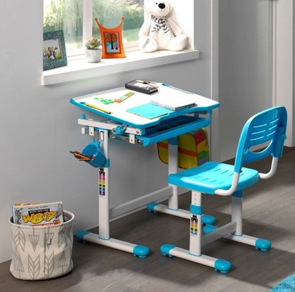 Bureau et chaise réglables pour enfants