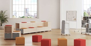 Gradin avec pouf en mousse MLESM