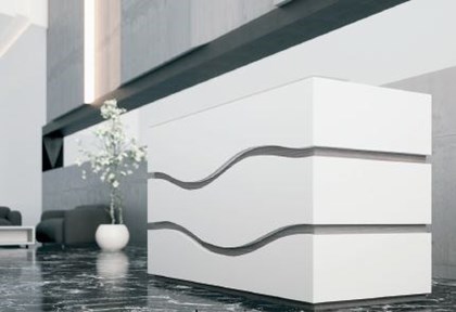 Comptoir blanc avec Led