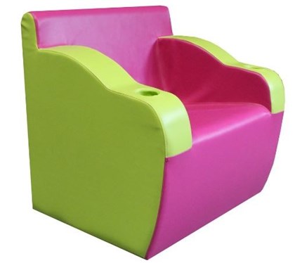 Fauteuil d'allaitement en mousse avec porte biberons