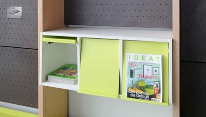 Caissons à brochures en bois